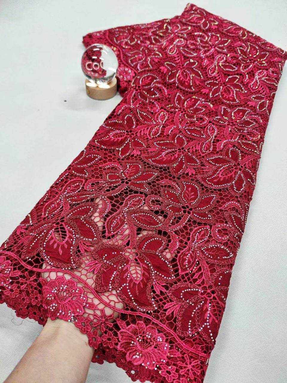 Luxury Floral Cord Lace-5yards