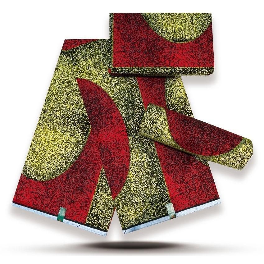 Premium African Wax Print Fabric Hollandaise