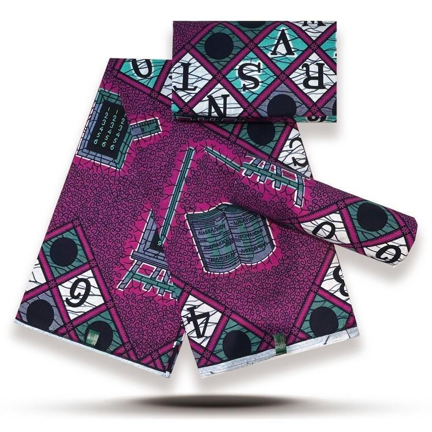 Premium African Wax Print Fabric Hollandaise