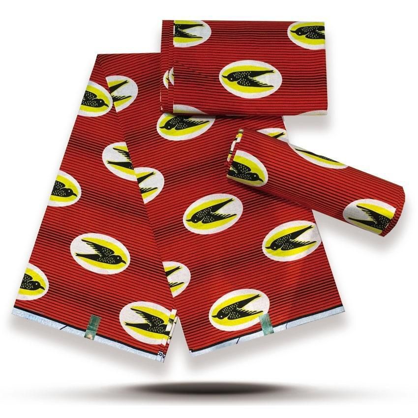 Premium African Wax Print Fabric Hollandaise